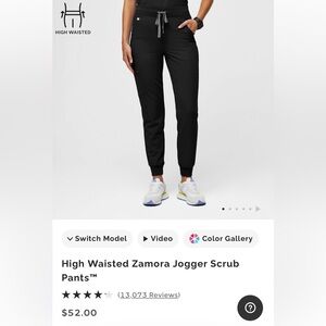 Figs High Waisted Zamora Jogger Scrub Pants